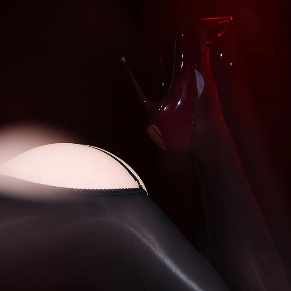 انفصال المنشعب رقيقة حريري جوارب طويلة النوم فندق الأشرطة عارضة عالية الخصر السراويل الطويلة مرونة صغيرة بلون