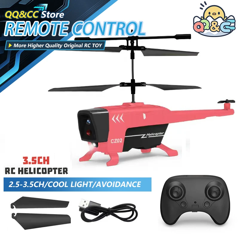 RC Helicopter 2.4Ghz 3.5H Obstacle Avoidance Anti-collision Remote Control Drone Toy Aircraft Kid Plane Indoor Flight Toys Gifts