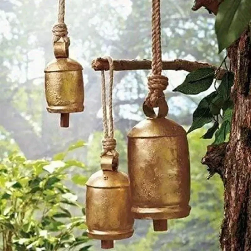 Decor Jingle Bell Christmas Tree Ornaments Rustic Harmony Brass Bells For Decoration Set Of 3 Huge Handmade Cow Bells Vintage