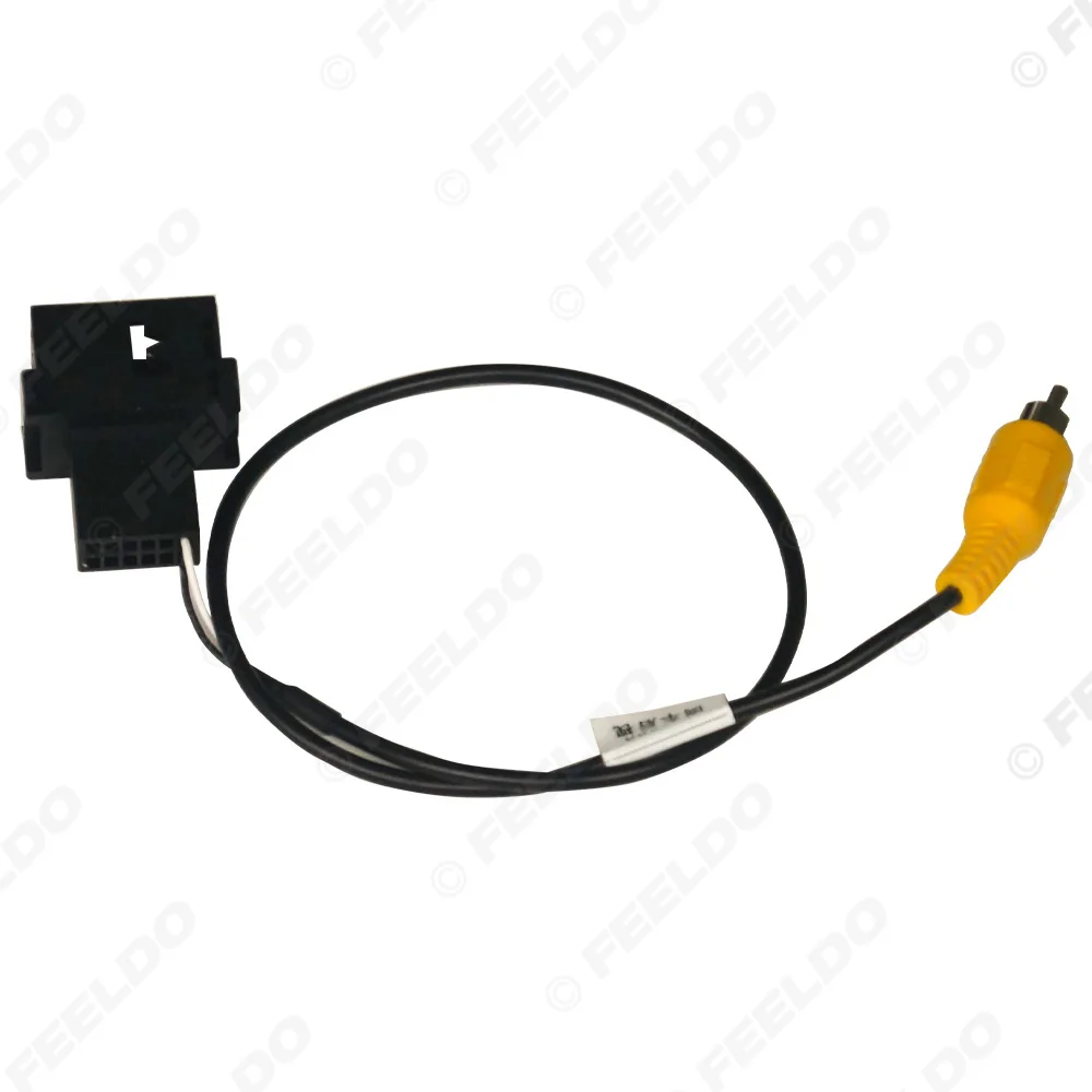 FEELDO Car Rear Reverse Camera Retention Cable Adapter For Ford Head Unit With 12pin Reverse Camera Interface #HQ4269