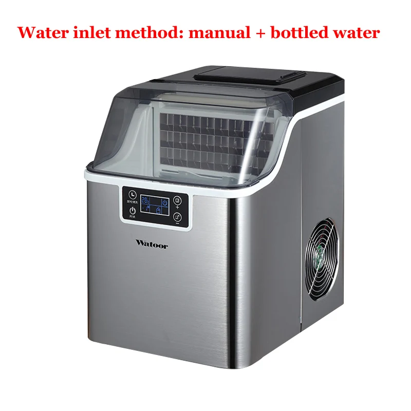 Desktop Electric Ice Maker Machine 3.5L Commercial Household Round Ice Cube Making Small Milk Tea Shop