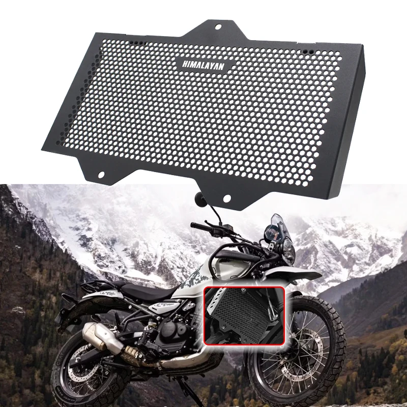 

For Royal Enfield HIMALAYAN 450 Himalayan450 2024- Motorcycle Accessories Radiator Guard Grille Protective Cover Protector