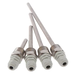 Thermowell 250℃ 2Mpa L35-300mm Immersion Sleeve Pocket Stainless Steel 304 M10X1.5 Thread-OD6mm For Temperature Sensors Tool