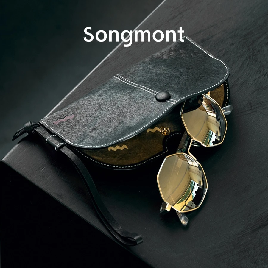 

Очарование сумки Songmont Tracing Bag — дизайнерский кожаный брелок и футляр для очков | растительного дубления