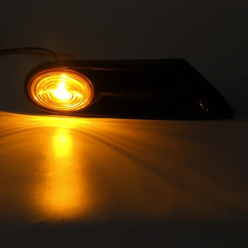 Imagen 2 del producto Par de luces LED de posición lateral, lámpara intermitente de señal de giro para BMW MINI COOPER R56 R57 luces indicadoras de repetidor lateral 63137260202