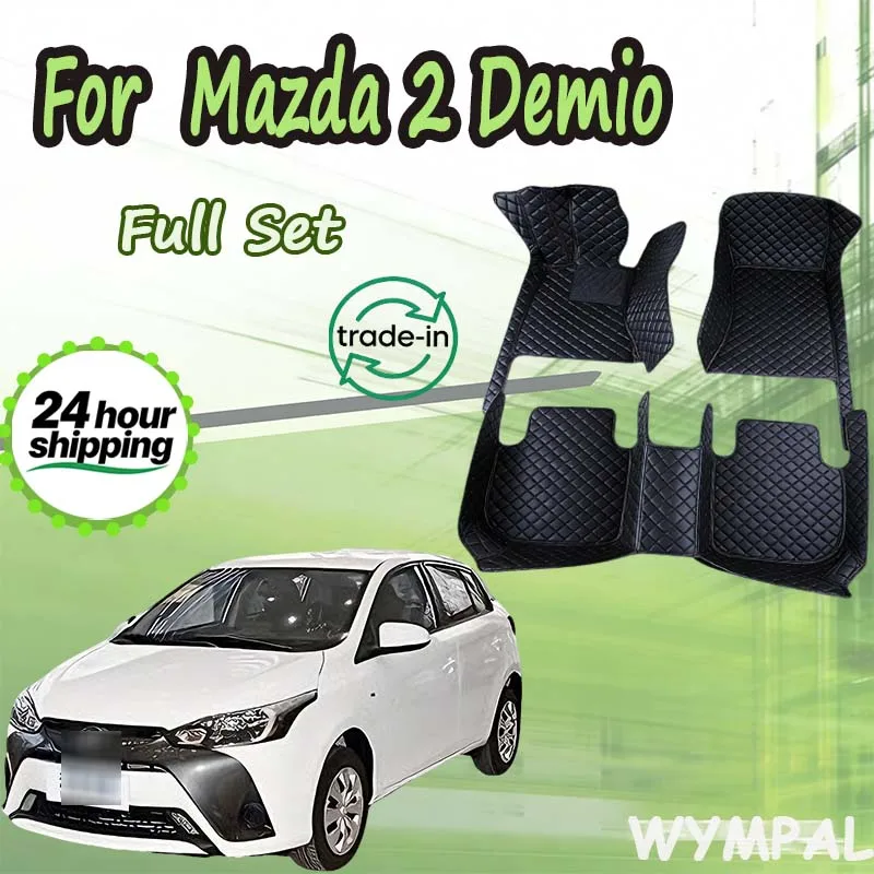 

Автомобильные коврики для Mazda2 Mazda 2 Demio Toyota Yaris R DJ DL 2015 ~ 2022, кожаные коврики, коврики, детали интерьера, автомобильные аксессуары