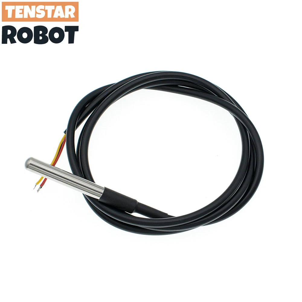 DS18B20 Stainless Steel Package 1 Meter/3meters Waterproof 18b20 Cable Probe Temperature Sensor