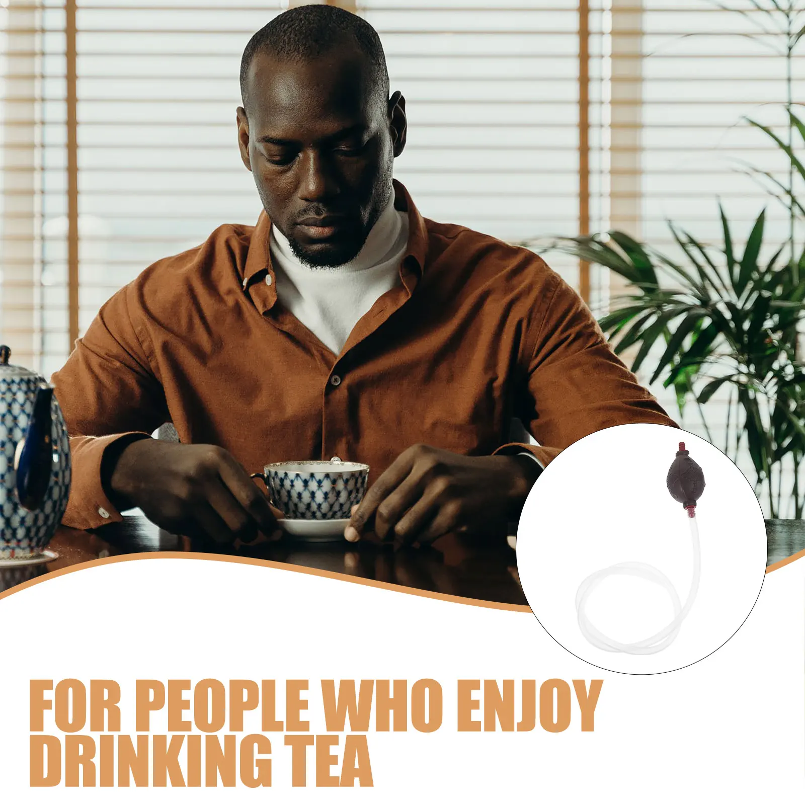 

Anti-Freeze Drain Pipe For Tea Tray Suction Ball Durable Flexible Hose Drainage System Tea Ceremony Accessories Home Hotel Use