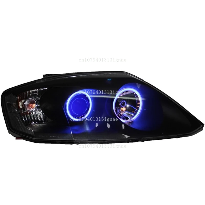 CoolPad angel eye headlight assembly modified direct double-beam lens running water turning daytime running light
