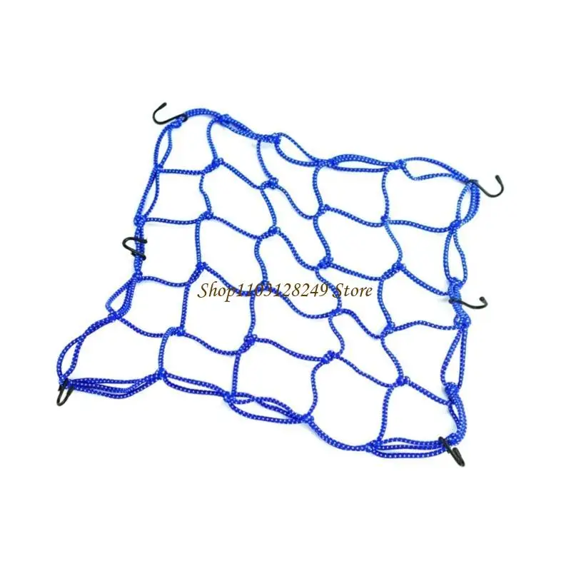 

N5KD Motorcyclehelmet Storage Brunk Back Back Bagage Net Crow Clock Mustercempection Muster