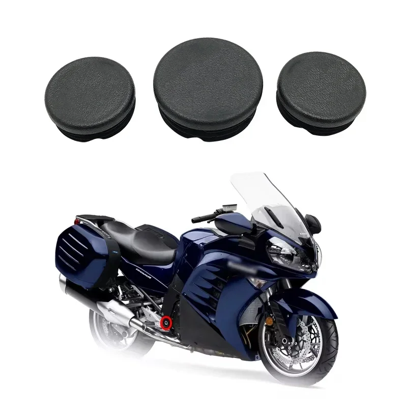 Fit For Kawasaki GTR1400 Frame Hole Cover Caps Plug Decorative Frame Cap Set GTR 1400 2007-2019 2015 2016 2017 2018 Motorcycle