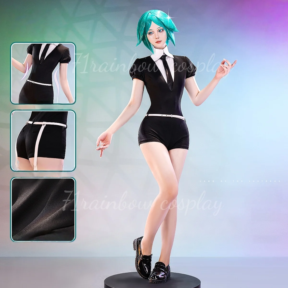 

Land of the Lustrous Phosphophyllite/Cinnabar/Diamond Cosplay Costume Woman Halloween Outfits Jumpsuits Anime Costumes Cosplay