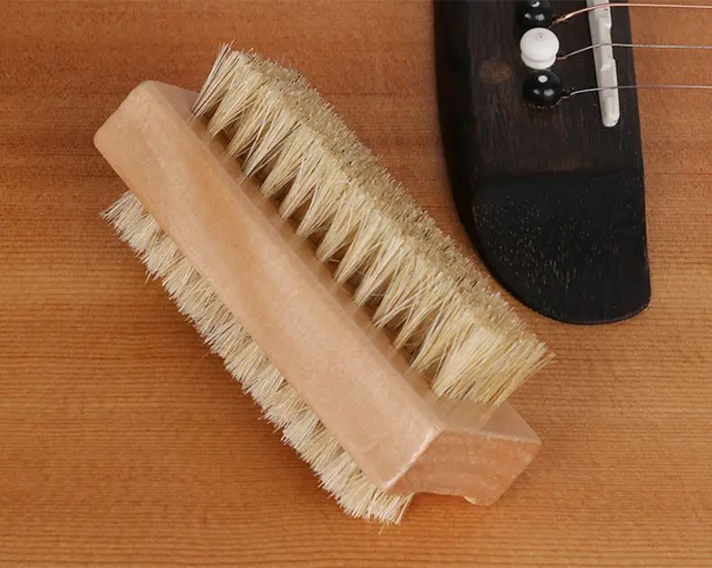 Guitar silk cleaning brush, electric wood folk guitar fingerboard cleaning and care brush, universal brush view 4