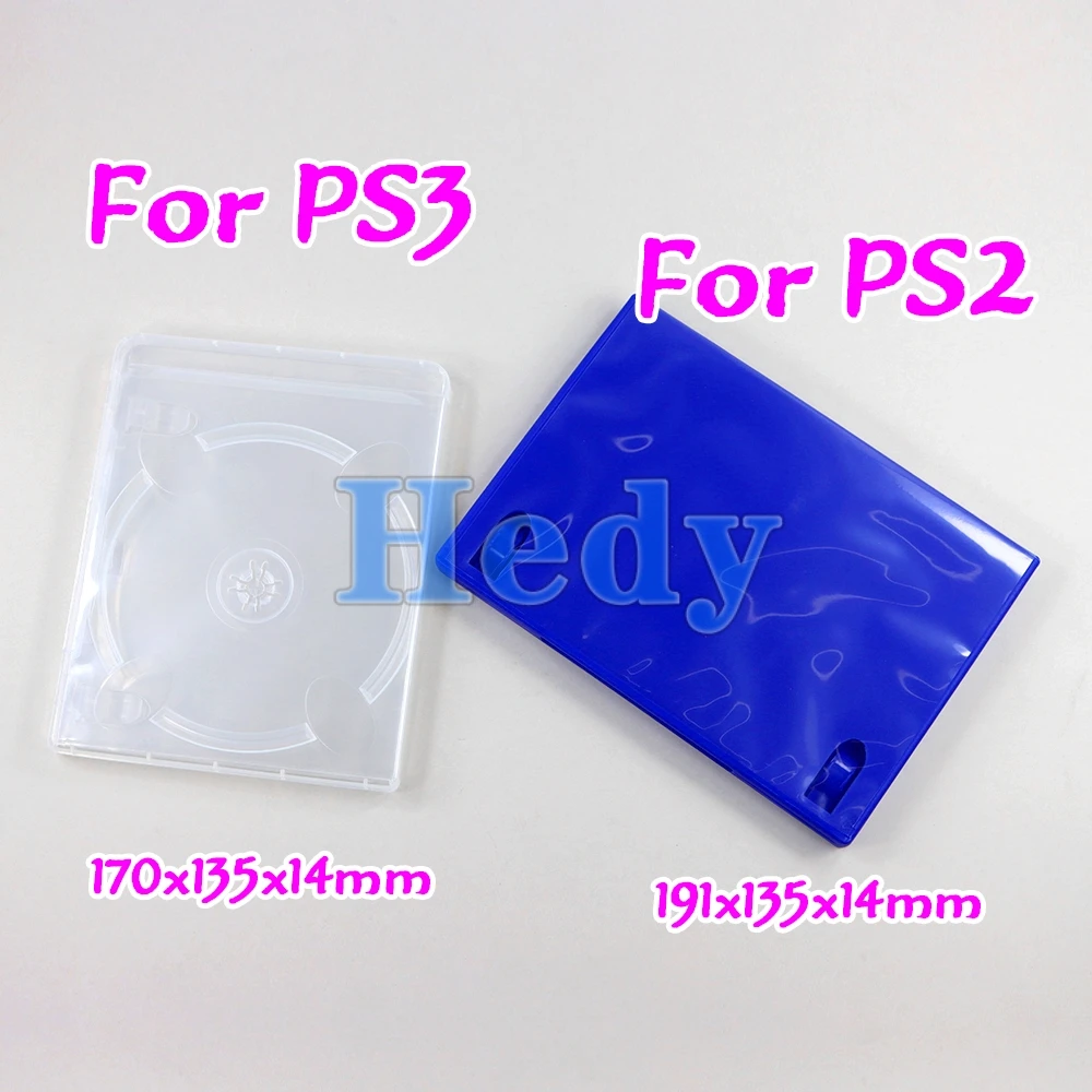 10PCS Replacement CD Box For Sony PS3 PS2 DVD Case For Playstation 3 Disc Protective Shell Accessories