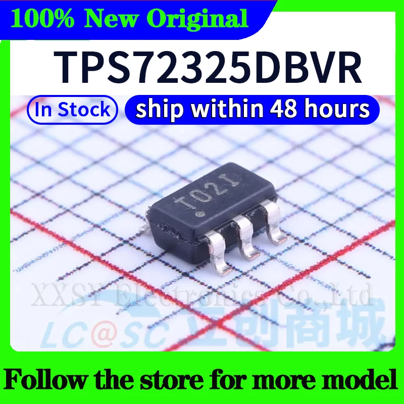 T02I TPS72325DBVR متوفر في المخزون 48 ساعة