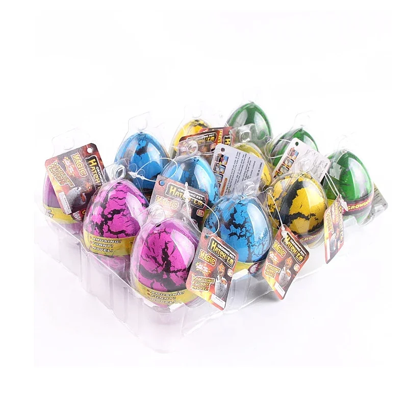 4 SZT. Mini Magiczne Wylęgające Się Dinozaury Wielkimi Jajkami, Do Użytku z Wodą, Edukacyjne Zabawki dla Dzieci i Chłopców, Zabawny Proces Hodowli Zwierząt