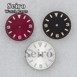 28.5MM NH35 Dial 369 Watch Face Green Luminous Red White Black Watch Parts for Datejust NH36 Automatic Movement Accessories