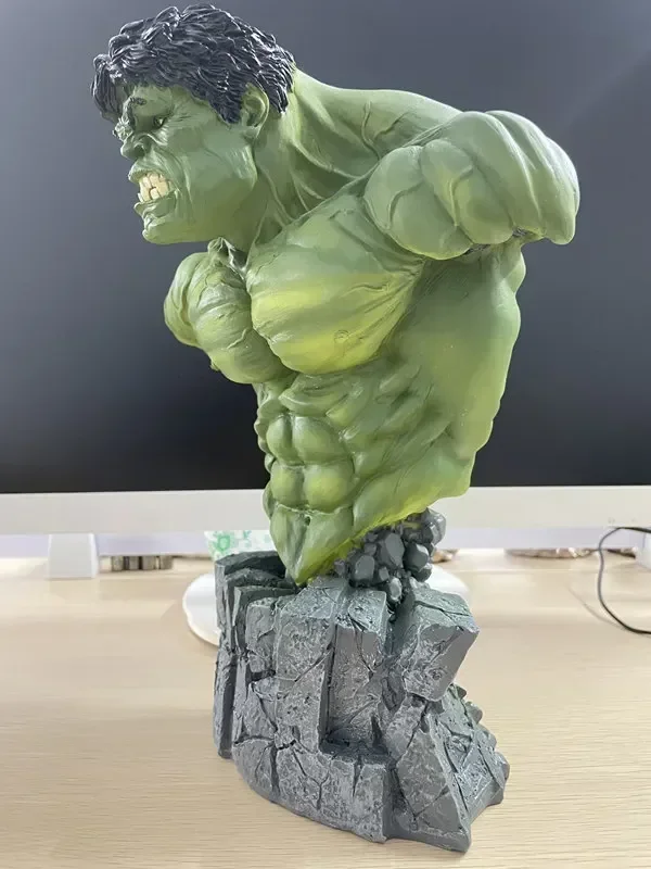 VIP 30cm 1/4 Superhero green giant Hulk Bust action figure Resin statue Green man Collection model home Decoration ornament gift