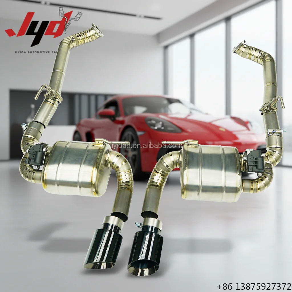 

Выхлопная система OEM Titanium Valve Catback для 718 GT4 4.0L 2020-2022 с карбоновыми насадками