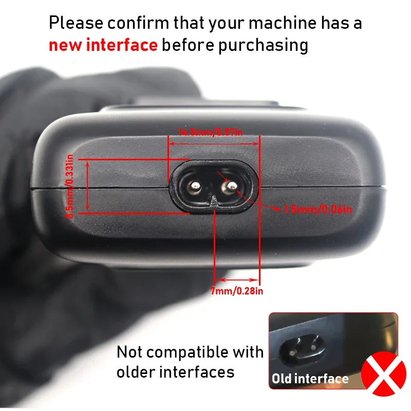 For Kemei KM-1102 Original USB Power Charger Cable Professional Hair Clipper Hair Trimmer Machine Accessories