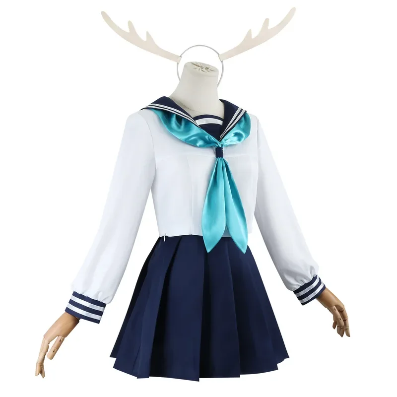 NoKo shikanoko Toriko Koshi cosplay costume anime My deer friend nokotan sailor outfit skirt headwear Halloween party dress girl