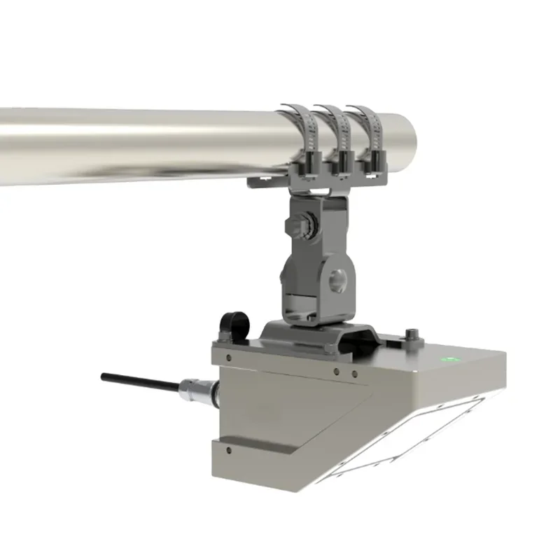 Holykell non-contact radar flow meter for measuring outlet treated wastewater in partially filled pipe