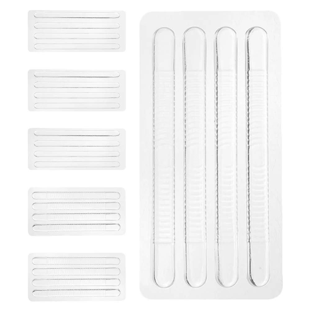 

24pcs Transparent Silicone Heel Inserts Anti-Slip Adhesive Pads Shoe Accessories For High Heels Boots Sandals