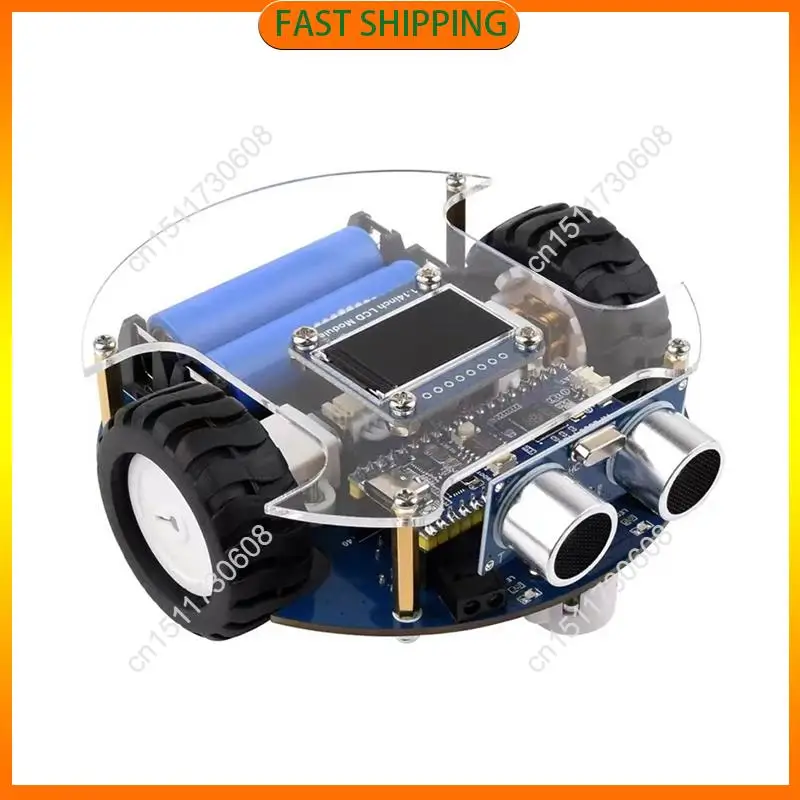 

Купите сейчас RP2350-Plus Плата разработки робота Smart Car Picogo с модулем предотвращения препятствий, модулем слежения, модулем Bluetooth