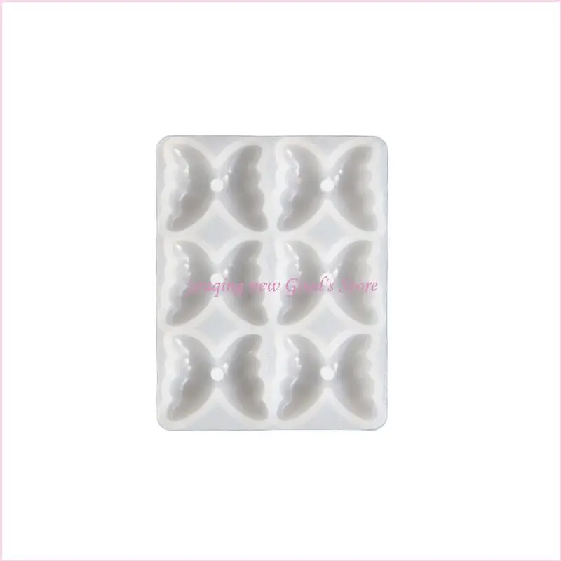 57QA User Friendly 6 Butterfly Silicone Mold For Creating Unique Earrings And DIY Crafts