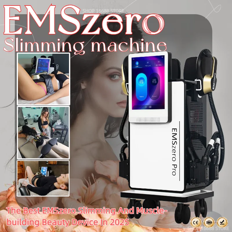 EMSzero sculpt 15 Tesla EMS Machine 6500W Hi-emt Muscle Stimulator Body Slimming Emszero Technology Sculpting Salon