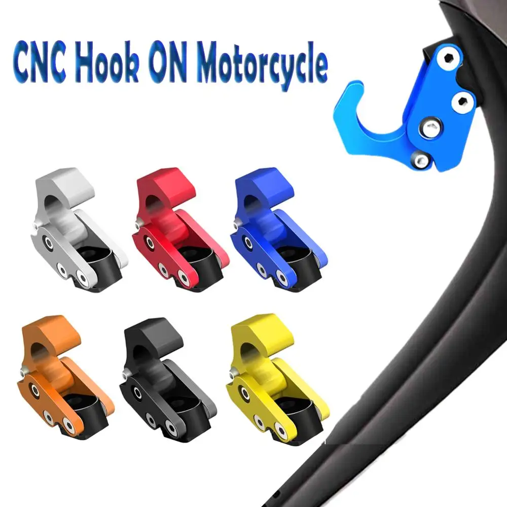 

CNC Motorcycle Hook Helmet Bag Luggage Hanger Claw Hook Bottle Carry Holder ATV Aluminum Alloy