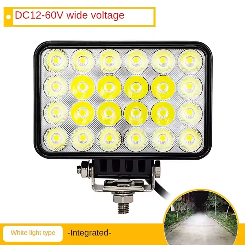 5 بوصة 24 حبة LED جراب ضوء مقاوم للصدمات فائق السطوع 72 واط ضوء القيادة على الطرق الوعرة للمركبات الهندسية الثقيلة #5