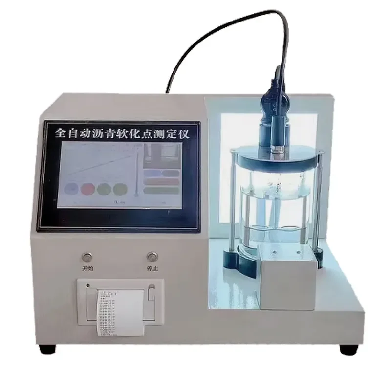 Asphalt Softening Point Tester, Ring-and-Ball Computer Controlled Measuring Device
