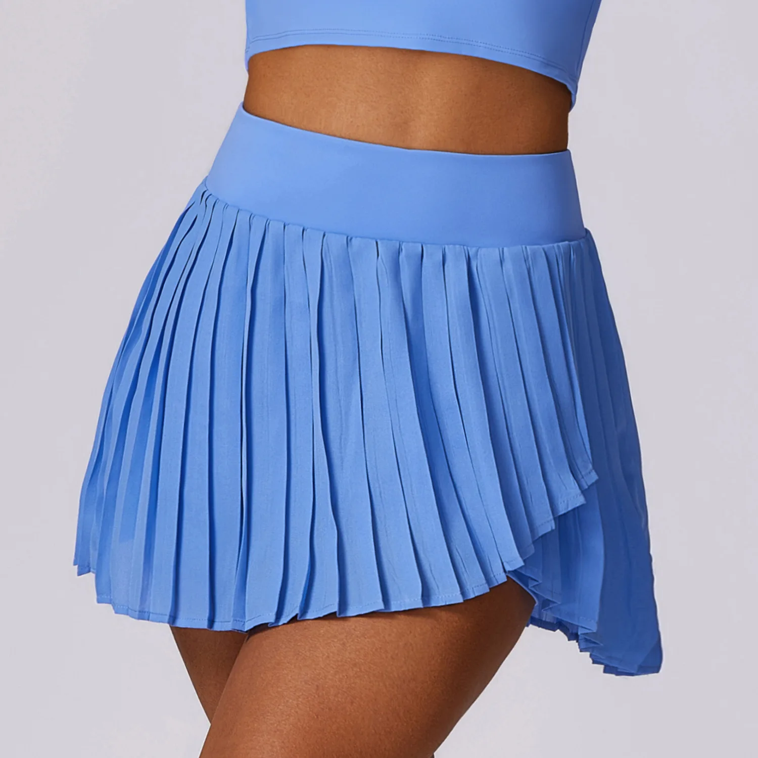 Tennis Skirts Pocket Women Golf Pleated Pantskirt Sports Fitness Shorts Tights High Waist Yoga Running Shorts Skirt Gym Clothing