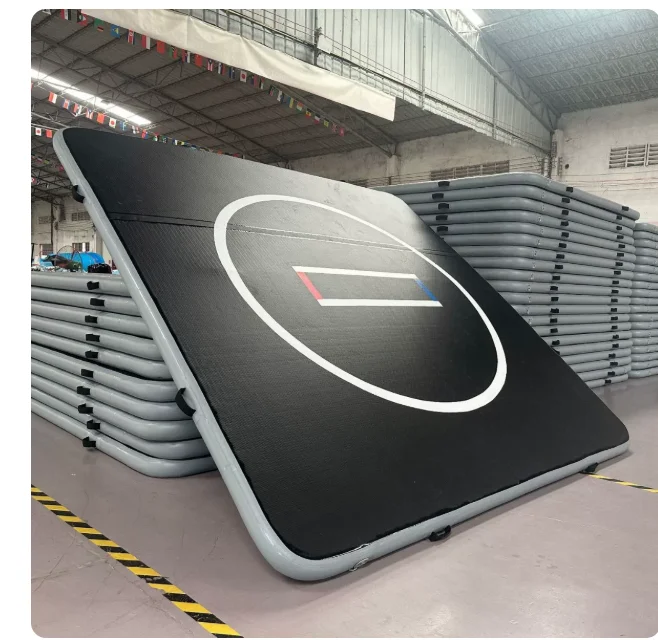 Inflatable Soft Training Pad Anti Slip Gymnastics Taekwondo Wrestling Yoga Cushion for Home Indoor Exercise
