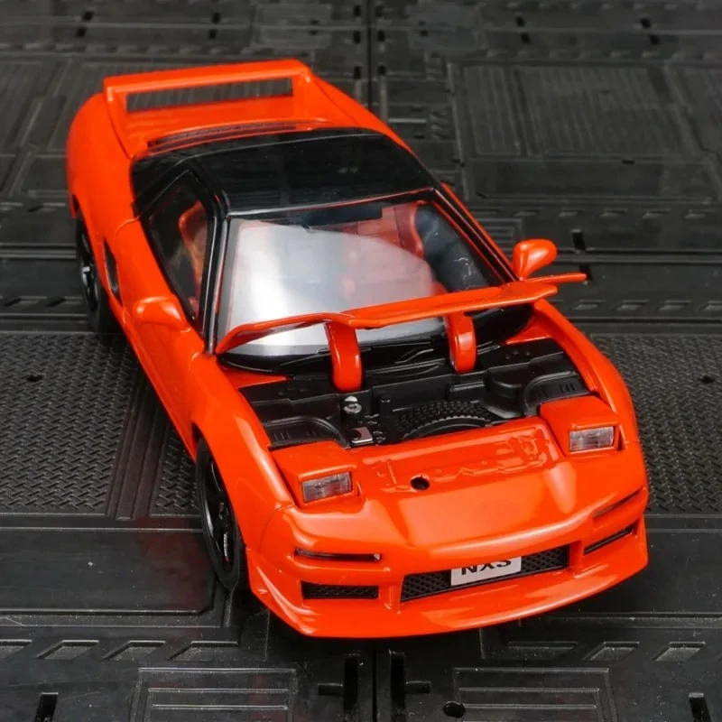 Véhicule en alliage moulé sous pression Honda NSX, échelle 1:32, modèles de Simulation haut de gamme, portes ouvertes, Collection de jouets pour enfants, cadeau, lumière sonore