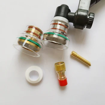 Tig Nozulu 16 #   WP9/20 WP17 için Pyrex Kabı Kaynak Nozulu Kiti, 18 ve 26