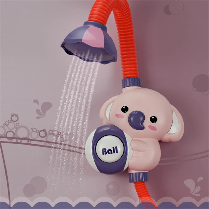 Baby Bath Toy Automatic Elephant Shower Toy Kid Baby Bath Spray Portable Bathtub Sprinkler Water Pump Fun Baby Gift