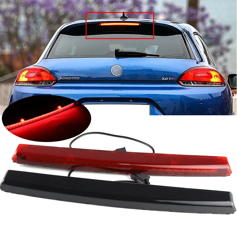 

Car Signal Tail Brake Lamp LED RED Rear LED Third Brake Stop Light for VW Scirocco Golf MK5 1K8945087D 1K6 945 097 F 5K6945087C