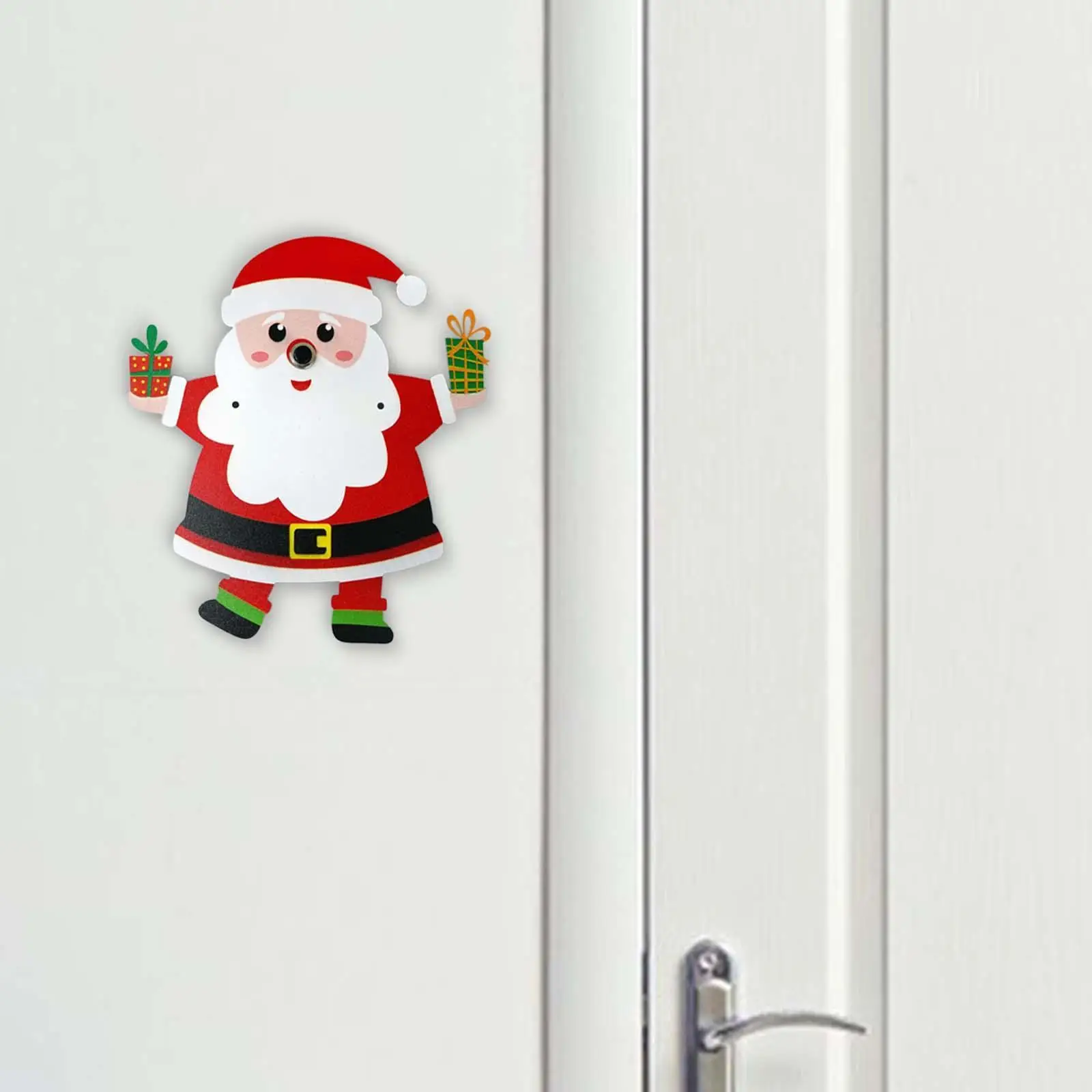 Timbre de puerta de Papá Noel, timbre de puerta fácil de instalar para puerta delantera de entrada