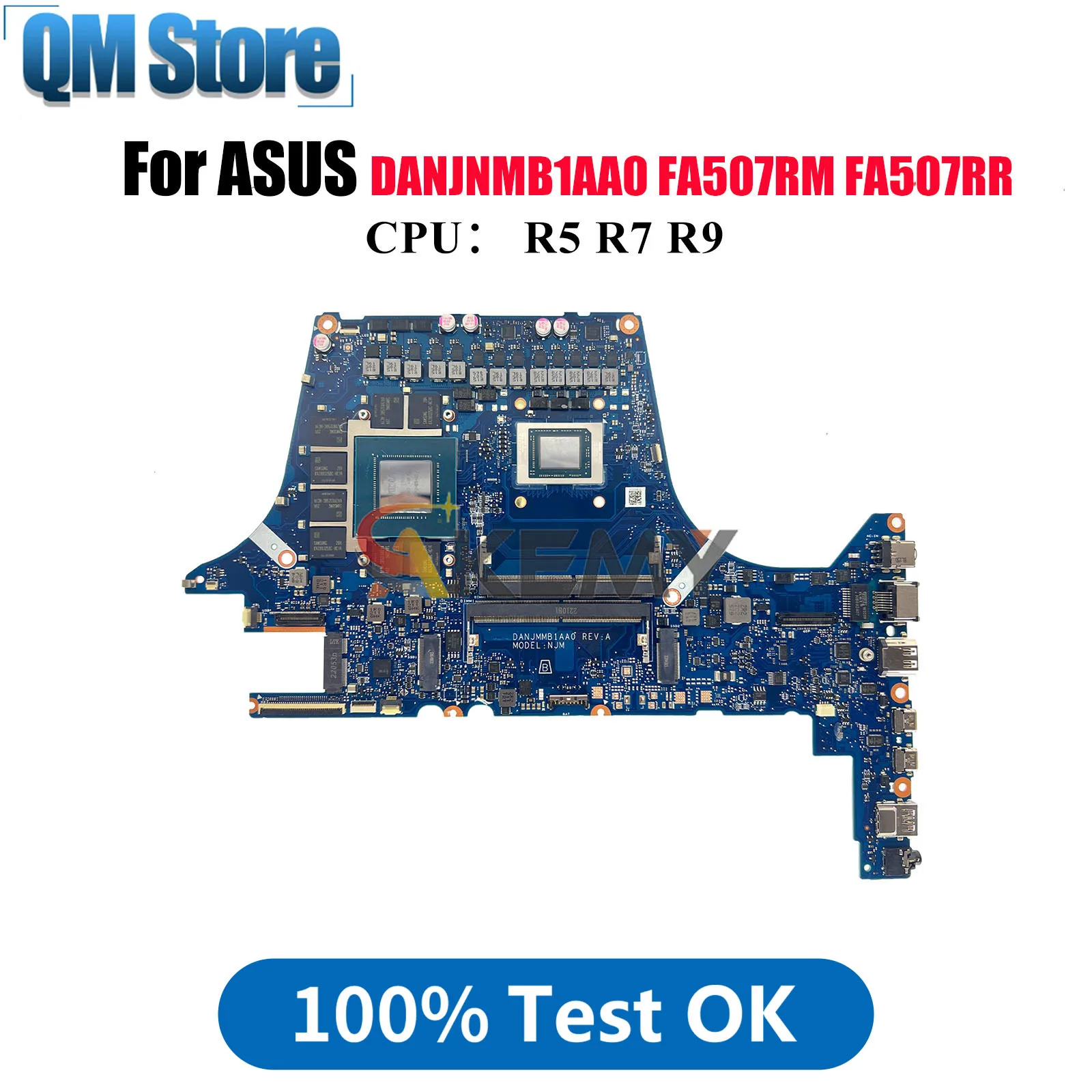 

DANJNMB1AA0 Laptop Motherboard For ASUS TUF Gaming FA507RR FA507RM FA507R Notebook Mainboard With R5 R7 R9 CPU 100% tests OK stk