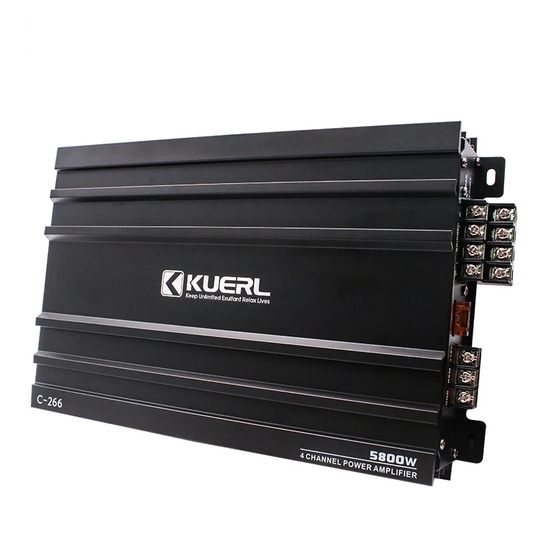 Four Channel Car Power Amplifier C-266 Audio Modification 4 * 50W Four Way Car Power Amplifier