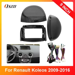 For 2009-2010 2011 2012-2016Renault Koleos 9 inch Car Radio Android MP5 Player Casing Panel Frame Fascia Stereo Dash Cover