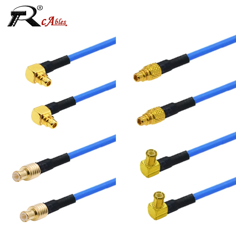 

MMCX/MCX Connector Cable 50Ohm RF Coaxial Test Cable RG 405 High Frequency with MMCX to MMCX Male Adapter for Professional Use