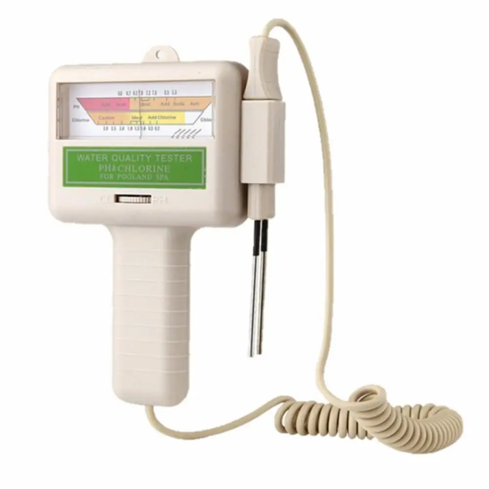 Portable  Pc101 Instrument Water Quality Tester Home Swimming Pool  Chlorine Ph Water Quality Tester Ph Meter Tester