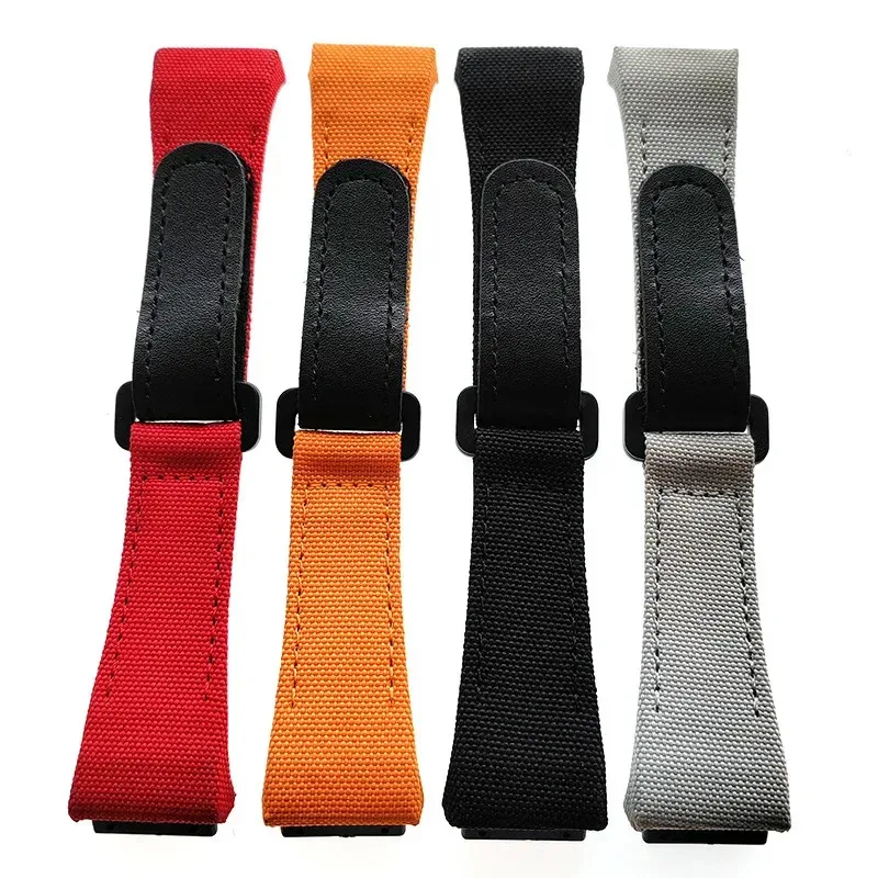 

New High Quality Canvas Watchband RM011 RM53 RM50 Series Screw Style Men Watch Strap 25mm For Richard Mille
