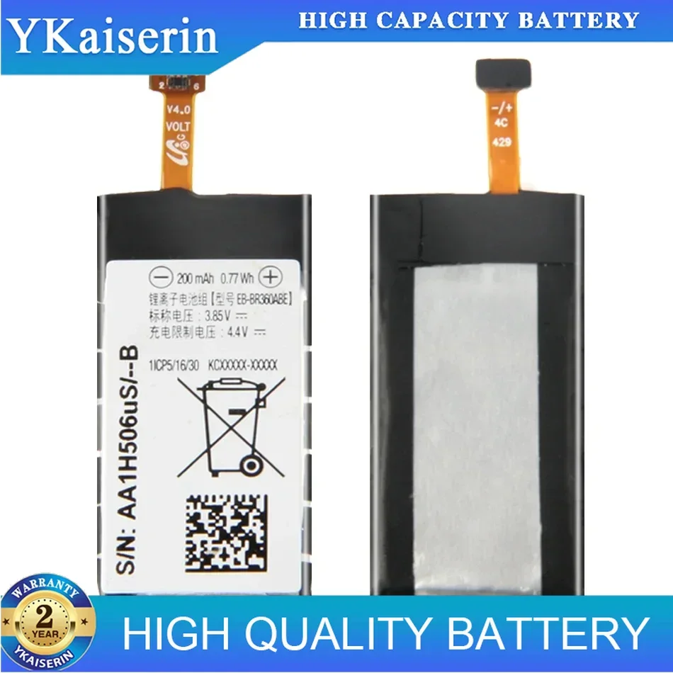 EB-BR360ABE EB-BR365ABE Battery For Samsung Gear Fit2 Fit 2 R360 Fit2 Pro Fitness SM-R365 R365 Gear Fit 2 Pro Watch 200mAh