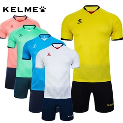 KELME Custom Football Shirts Men's Football T-shirt Soccer Sportswear Sports Shorts Top Soccer Jersey Team Uniform 3801096