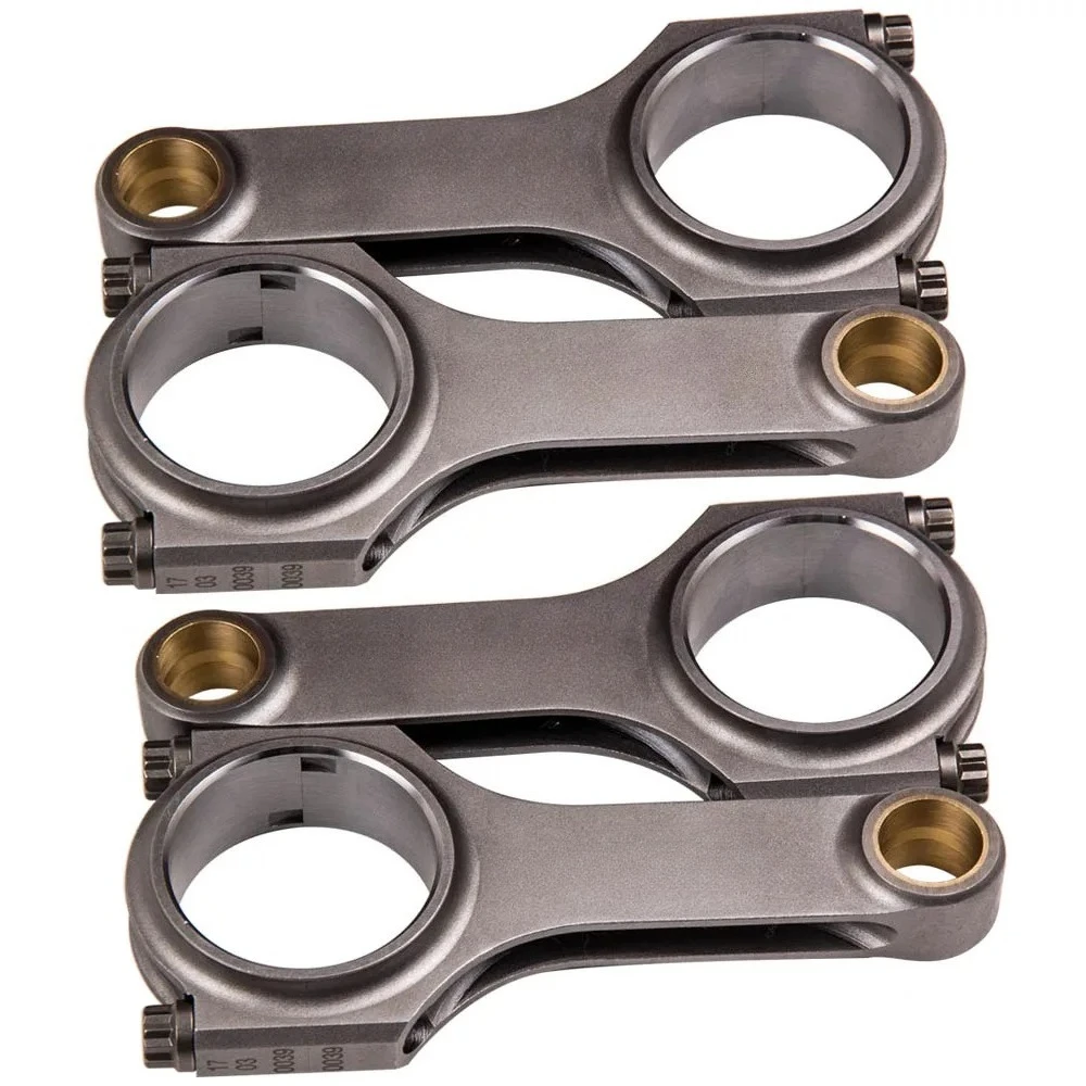 Good stuff item Forged Steel H-Beam Connecting Rod+Bolt for Ford XFlow Lotus Twincam BDA 5.23 4x