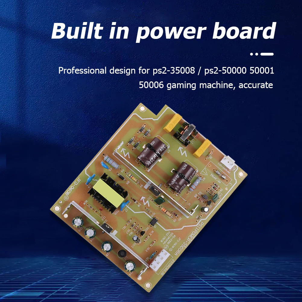 Power Supply Board อะไหล่ซ่อม 110 V-220 V Universal สําหรับ PS2 ไขมันคอนโซล 35008/50000 50001 50006 Built-in Power Supply Board